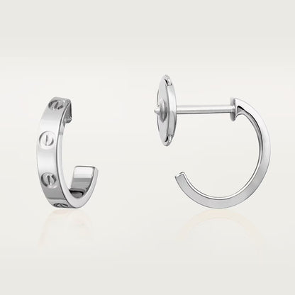 [LUCKY LOVE]LOVE EARRINGS 2.65 MM NO DIAMOND SMALL