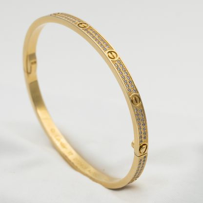 [LUCKY LOVE]LOVE BRACELET 3.65MM DIAMOND-PAVED