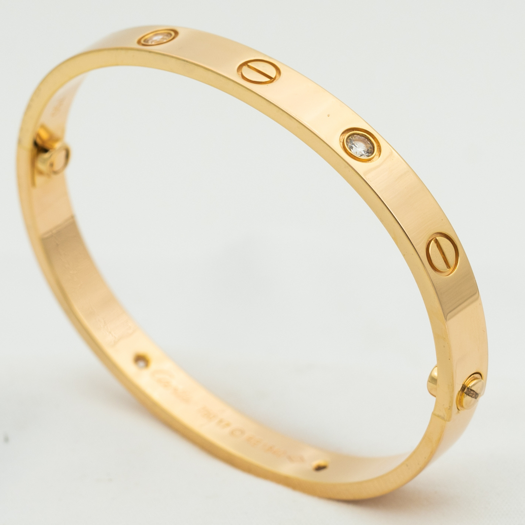 [LUCKY LOVE]LOVE BRACELET 6.1MM 4 DIAMONDS