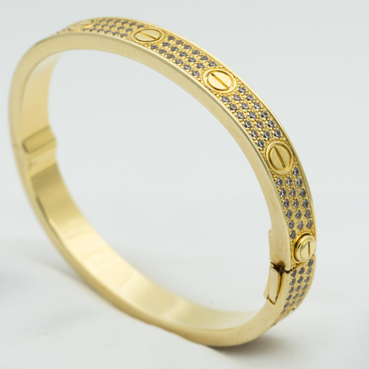 [LUCKY LOVE]LOVE BRACELET 6.1MM DIAMOND-PAVED