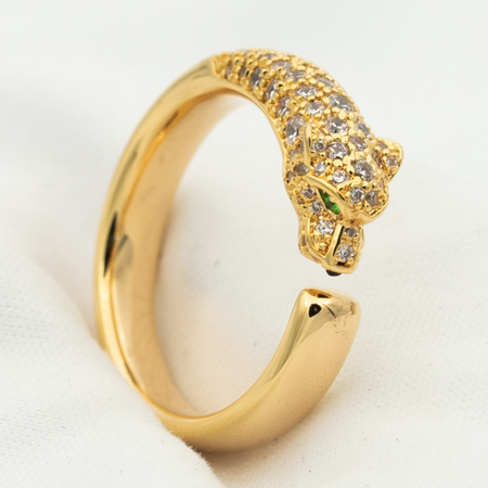 [LUCKY LOVE]PANTHERE RING DIAMOND 7.3MM