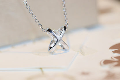 [LUCKY LOVE]JEUX DE DIAMOND NECKLACE