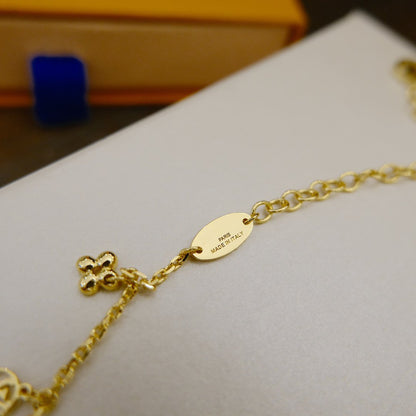 [LUCKY LOVE]BLOOMING SUPPLE NECKLACE BRASS