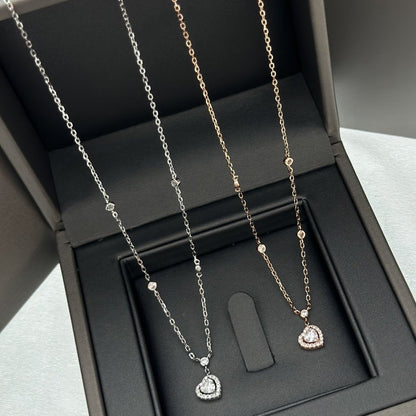 [LUCKY LOVE]JOY HEART DIAMOND NECKLACE