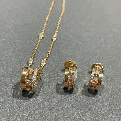 [LUCKY LOVE]CHAIN MOVE ROMANE PEDAND NECKLACE