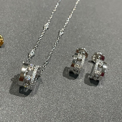 [LUCKY LOVE]CHAIN MOVE ROMANE PEDAND NECKLACE
