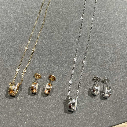 [LUCKY LOVE]CHAIN MOVE ROMANE PEDAND NECKLACE