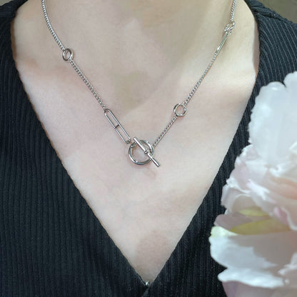 [LUCKY LOVE]HM STERLING CHAINE D'ANCRE HEART