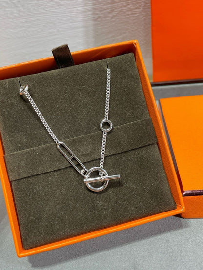 [LUCKY LOVE]HM STERLING CHAINE D'ANCRE HEART