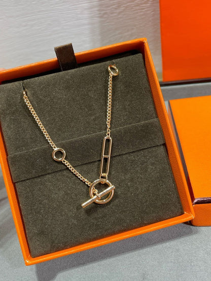 [LUCKY LOVE]HM STERLING CHAINE D'ANCRE HEART