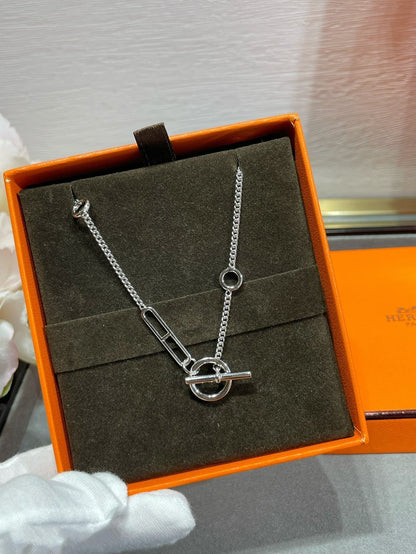 [LUCKY LOVE]HM STERLING CHAINE D'ANCRE HEART
