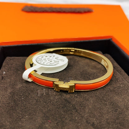 [LUCKY LOVE]CLASSIC HM CLIC RED 8MM ENAMEL BRACELET