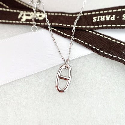 [LUCKY LOVE]HM PIG NOSE NECKLACE
