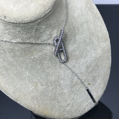 [LUCKY LOVE]HM NECKLACE PLATINUM ROSE GOLD DIAMOND