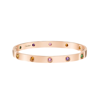 [LUCKY LOVE]2026 RAINBOW LOVE BRACELET 6.1MM  10 DIAMONDS