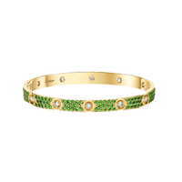 [LUCKY LOVE]2026 PAVE GEMSTONE LOVE BRACELET 6.1MM 10 DIAMONDS