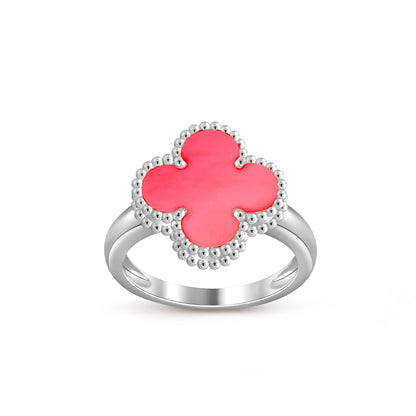 [LUCKY LOVE]CLOVER SILVER RING COLLECTION