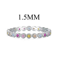[LUCKY LOVE]Radiant Sparkling Round Cut Daily Ring