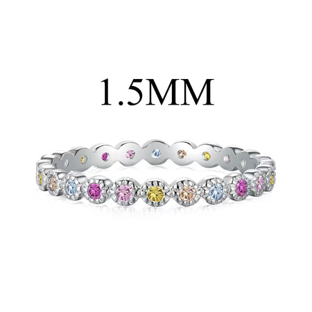 [LUCKY LOVE]Radiant Sparkling Round Cut Daily Ring