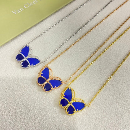 [LUCKY LOVE]2026 NEW STYLE LUCKY SPRING BUTTERFLY 1 MOTIFS FLOWER NECKLACE