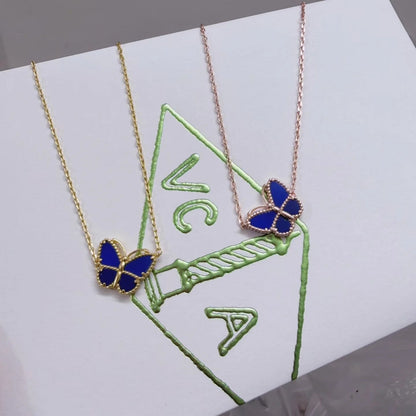 [LUCKY LOVE]2026 NEW STYLE LUCKY SPRING BUTTERFLY 1 MOTIFS FLOWER NECKLACE