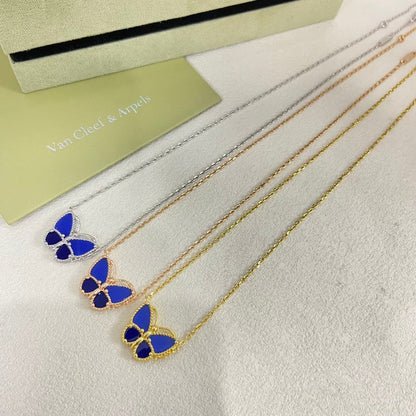 [LUCKY LOVE]2026 NEW STYLE LUCKY SPRING BUTTERFLY 1 MOTIFS FLOWER NECKLACE