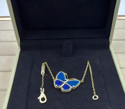 [LUCKY LOVE]2026 NEW STYLE LUCKY SPRING BUTTERFLY 1 MOTIFS FLOWER NECKLACE