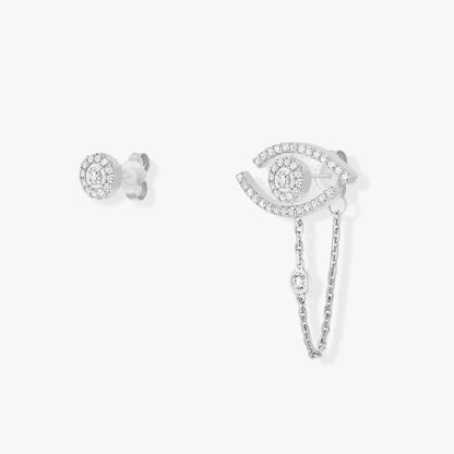 [LUCKY LOVE]Lucky Eye Diamond Earrings