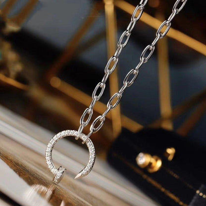 [LUCKY LOVE]JUSTE NECKLACE DIAMONDS