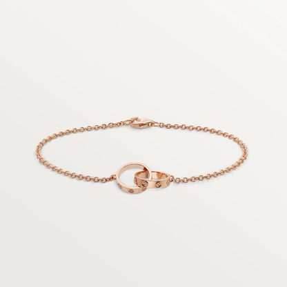 [LUCKY LOVE]LOVE BRACELET DOUBLE RING