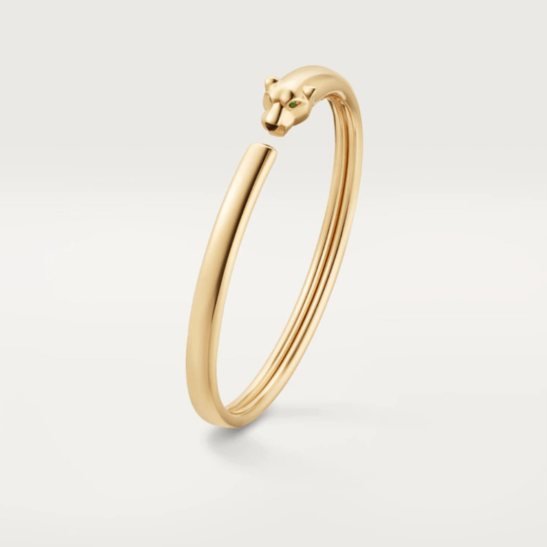[LUCKY LOVE]PANTHERE GOLD OPEN BRACELET