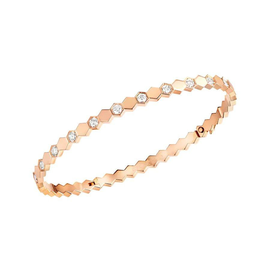 [LUCKY LOVE]BEE LOVE PINK GOLD DIAMOND BRACELET