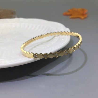 [LUCKY LOVE]BEE LOVE GOLD DIAMOND BRACELET