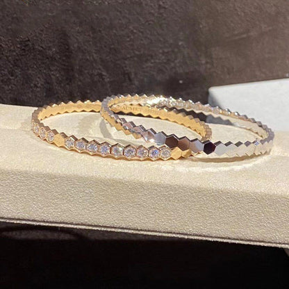 [LUCKY LOVE]BEE LOVE GOLD BRACELET FULL DIAMOND