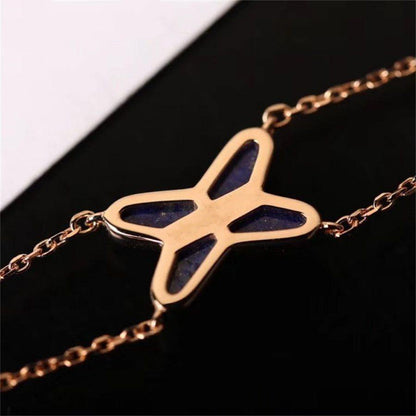 [LUCKY LOVE]Hollow Design Four-Leaf Clover Flower Shape Ring