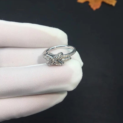 [LUCKY LOVE]JEUX DE SILVER DIAMOND RING