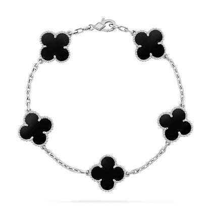 [LUCKY LOVE]CLOVER SILVER BRACELET COLLECTION,5 MOTIFS