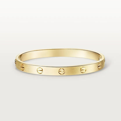 [LoveLucky] CLASH & Clover Laser 5-Motif & LOVE Brushed Bracelet Stack Set