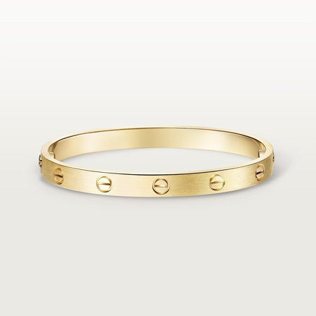 [LoveLucky] Clover & Love & Juste 3-Piece Gold Bracelet Stack Set