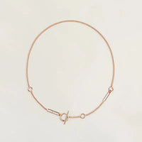 [LUCKY LOVE]HM STERLING CHAINE D'ANCRE HEART