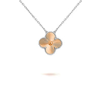 [LUCKY LOVE]CLOVER 15MM NECKLACE SILVER COLLECTION
