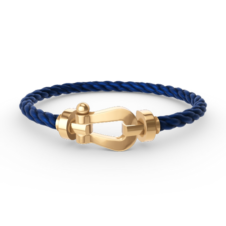 [LoveLucky]Force Horseshoe & Clover 5 Motifs Bracelet Stack Set