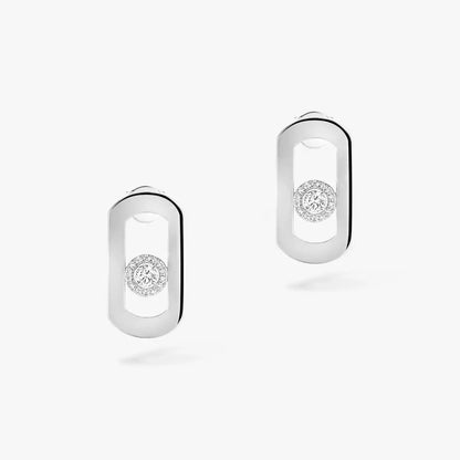 [LUCKY LOVE]So Move Diamond Earrings in Yellow Gold