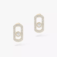 [LUCKY LOVE]So Move Pave_-Set Diamond Earrings in Silver