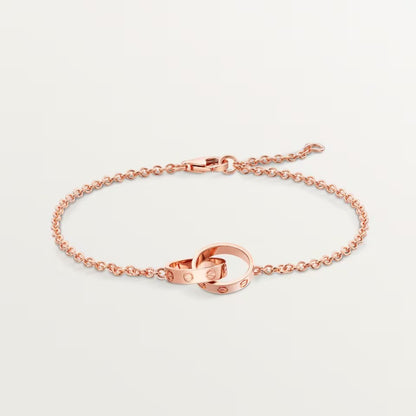 [LUCKY LOVE]LOVE BRACELET DOUBLE RING