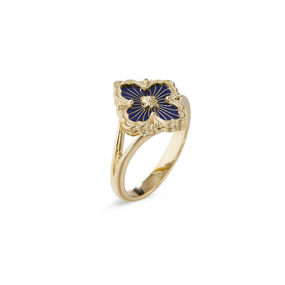 [LUCKY LOVE]OPERA TULLE  RING WITH  ENAMEL BACKGROUND