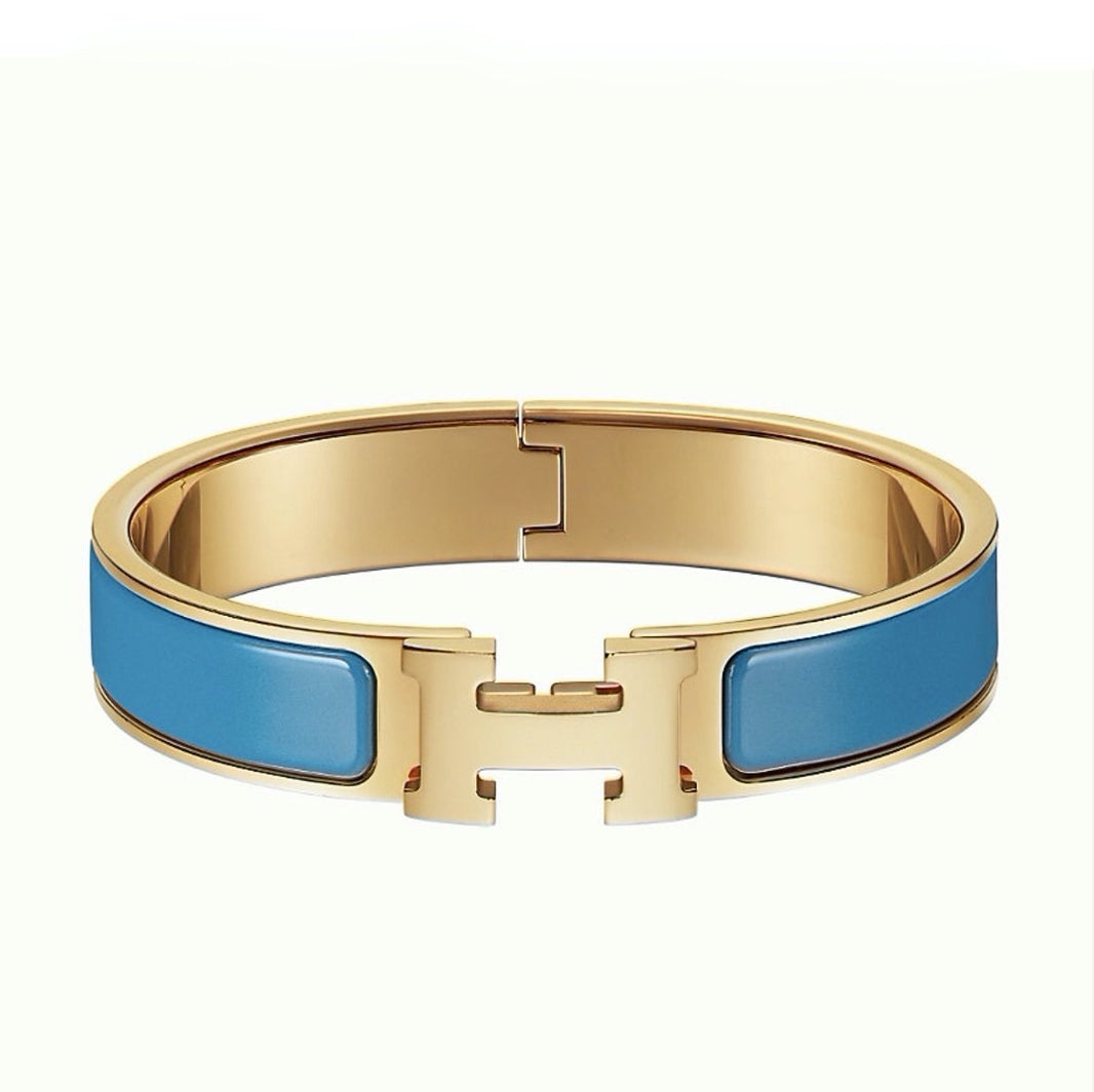 [LUCKY LOVE]H BRACELET TURQUOISE 12MM