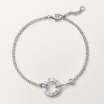 [LUCKY LOVE]LOVE BRACELET 2 DIAMOND