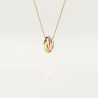 [LUCKY LOVE]TRINITY CUSHION NECKLACE COLLECTION