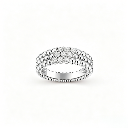 [LUCKY LOVE]Five-row diamond bracelet